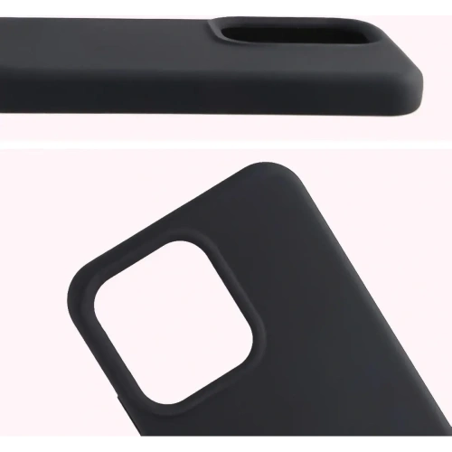 Silikonowe etui Bizon Soft Case do Oppo Reno 14 czarne