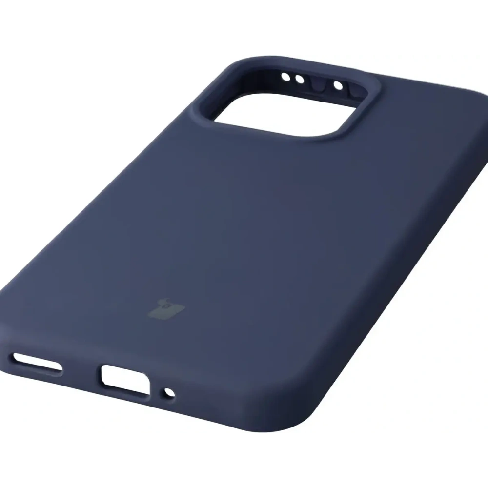 Silikonowe etui Bizon Soft Case do Oppo Reno 14 ciemnoniebieskie