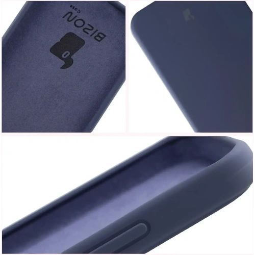 Silikonowe etui Bizon Soft Case do Oppo Reno 14 ciemnoniebieskie