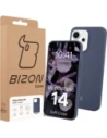 Silikonowe etui Bizon Soft Case do Oppo Reno 14 ciemnoniebieskie