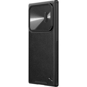 Etui Nillkin CamShield Leather Samsung Galaxy S22 Ultra (czarne)