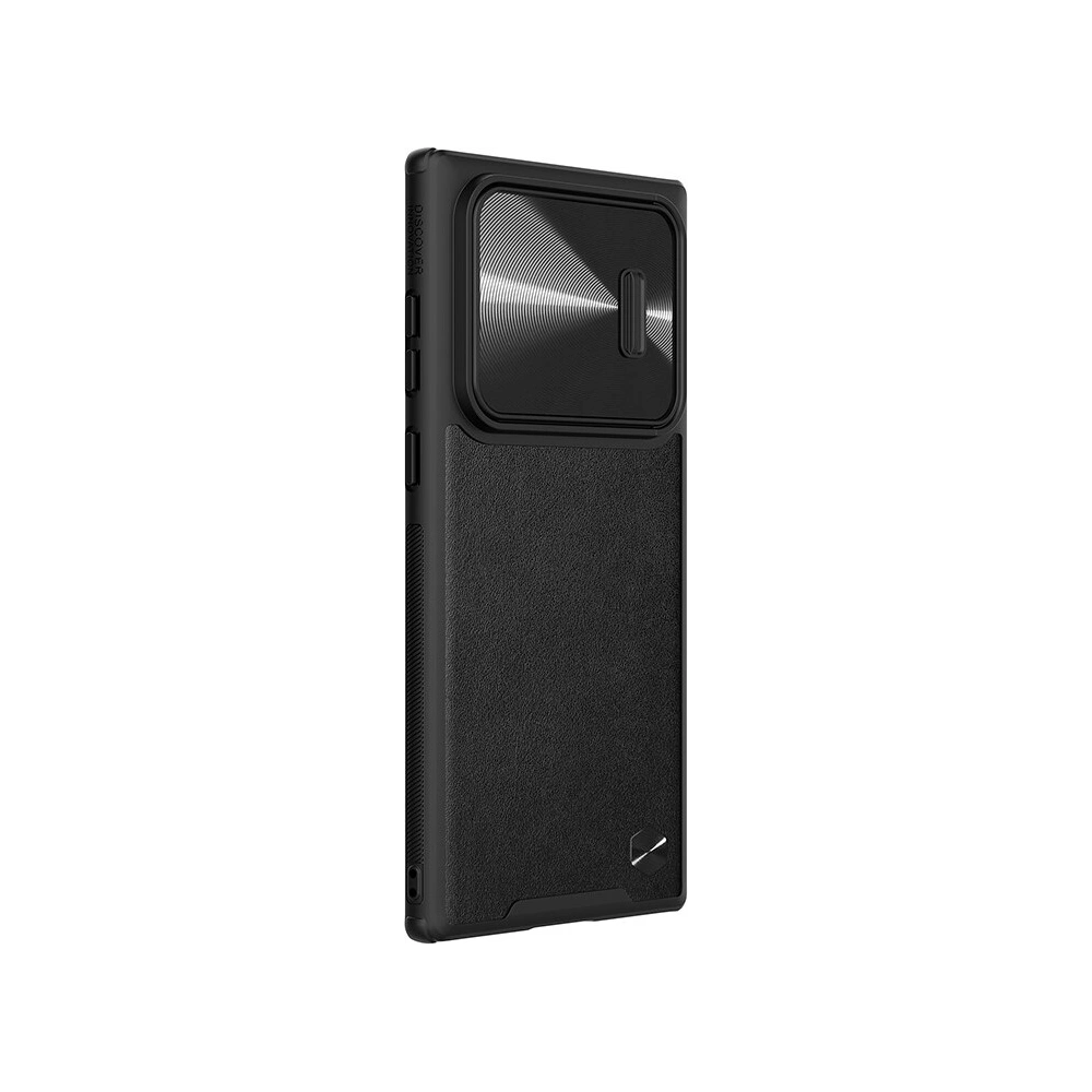 Etui Nillkin CamShield Leather Samsung Galaxy S22 Ultra (czarne)