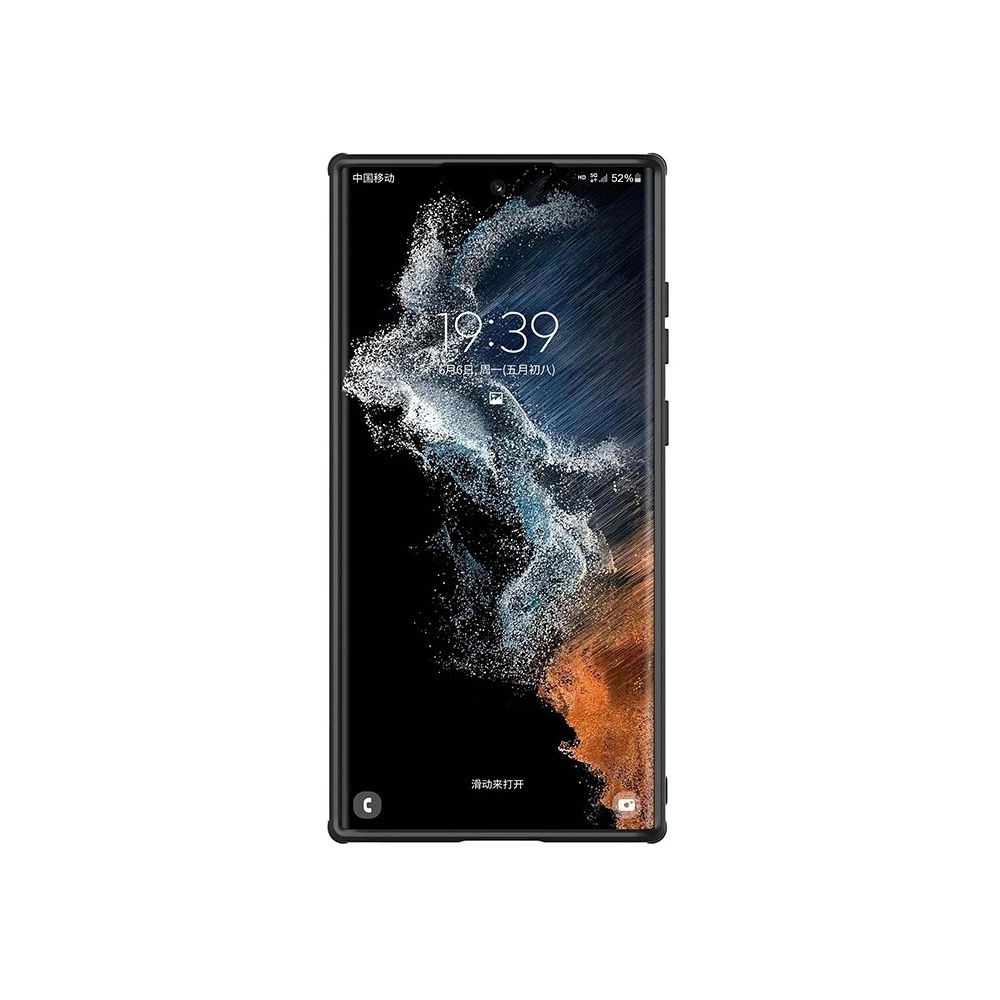 [OUTLET] Etui Nillkin CamShield Leather Samsung Galaxy S22 Ultra (czarne)