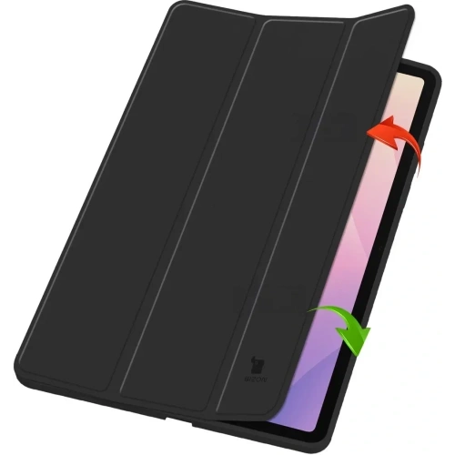 Etui z klapką Bizon Case Tab Lizard do Samsung Samsung Galaxy Tab S11 czarne