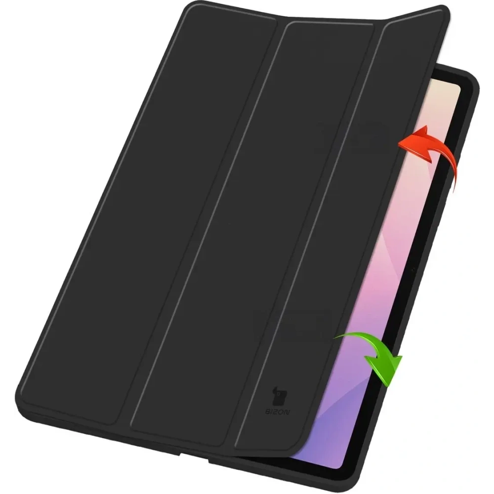 Etui z klapką Bizon Case Tab Lizard do Samsung Samsung Galaxy Tab S11 czarne