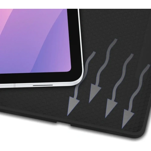 Etui z klapką Bizon Case Tab Lizard do Samsung Samsung Galaxy Tab S11 czarne