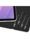 Etui z klapką Bizon Case Tab Lizard do Samsung Samsung Galaxy Tab S11 czarne