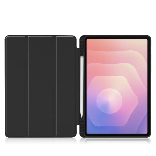 Etui z klapką Bizon Case Tab Lizard do Samsung Samsung Galaxy Tab S11 czarne