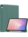 Etui z klapką Bizon Case Tab Lizard do Samsung Samsung Galaxy Tab S11 ciemnozielone