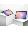 Etui z klapką Bizon Case Tab Lizard do Samsung Samsung Galaxy Tab S11 ciemnozielone
