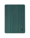 Etui z klapką Bizon Case Tab Lizard do Samsung Samsung Galaxy Tab S11 ciemnozielone