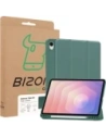 Etui z klapką Bizon Case Tab Lizard do Samsung Samsung Galaxy Tab S11 ciemnozielone