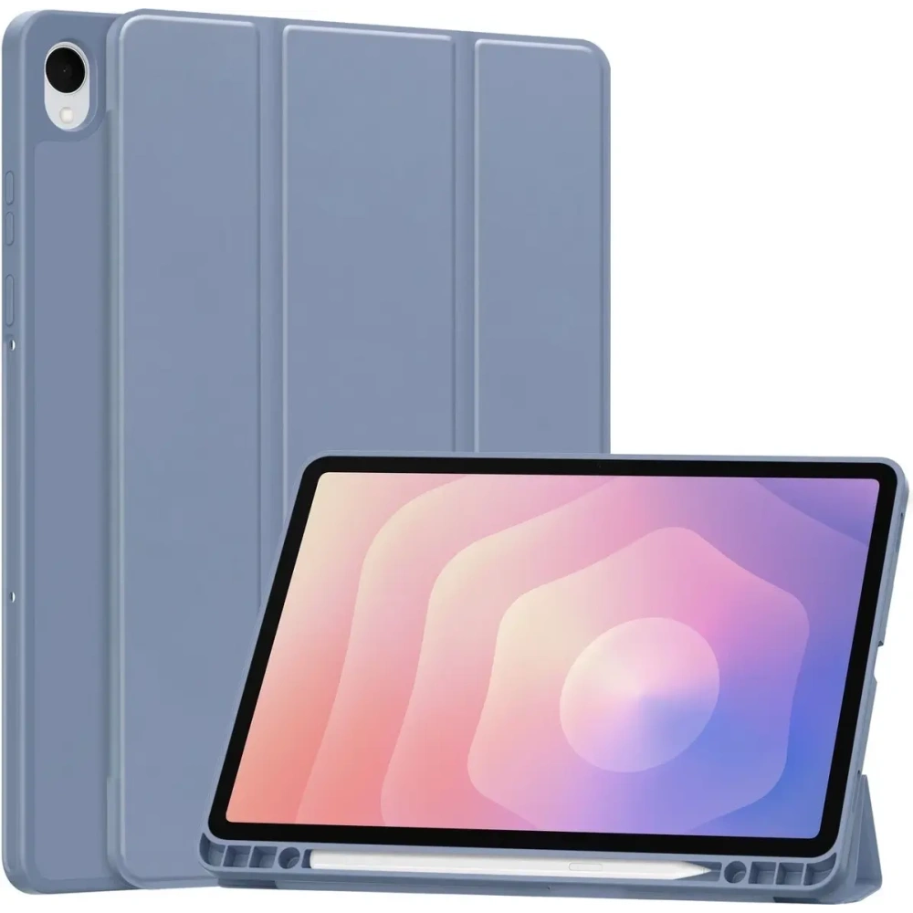 Etui z klapką Bizon Case Tab Lizard do Samsung Samsung Galaxy Tab S11 lawendowe