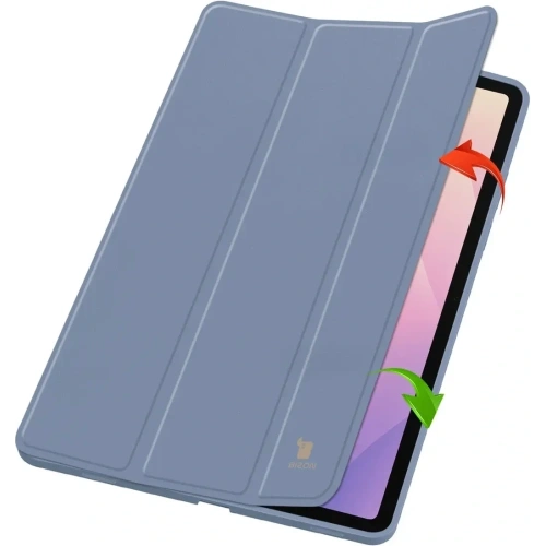 Etui z klapką Bizon Case Tab Lizard do Samsung Samsung Galaxy Tab S11 lawendowe