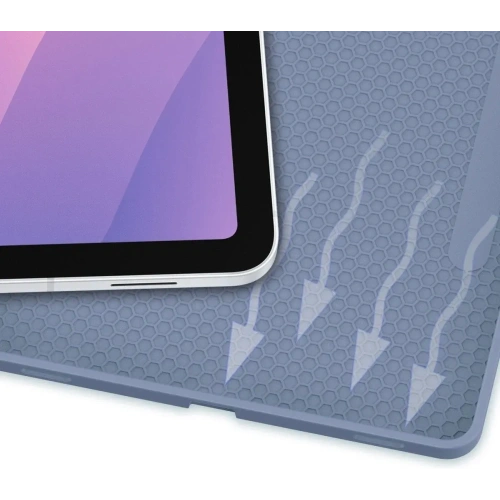 Etui z klapką Bizon Case Tab Lizard do Samsung Samsung Galaxy Tab S11 lawendowe