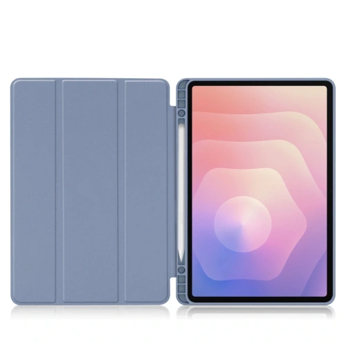 Etui z klapką Bizon Case Tab Lizard do Samsung Samsung Galaxy Tab S11 lawendowe