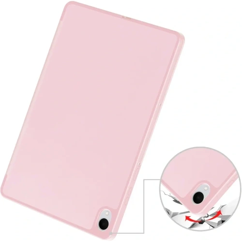 Etui z klapką Bizon Case Tab Lizard do Samsung Samsung Galaxy Tab S11 różowe