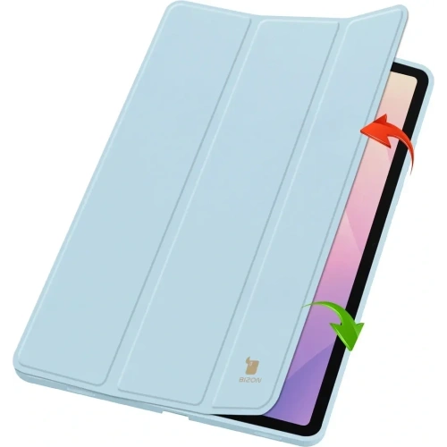 Etui z klapką Bizon Case Tab Lizard do Samsung Samsung Galaxy Tab S11 błękitne