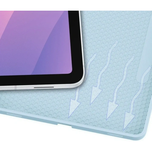 Etui z klapką Bizon Case Tab Lizard do Samsung Samsung Galaxy Tab S11 błękitne