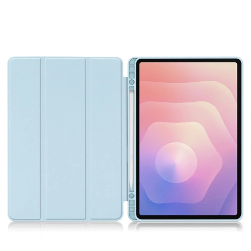 Etui z klapką Bizon Case Tab Lizard do Samsung Samsung Galaxy Tab S11 błękitne