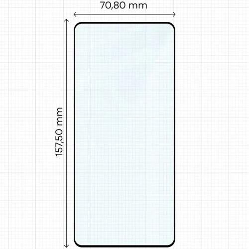 Szkło hartowane Bizon Glass Edge Duo do Xiaomi POCO F5 czarna ramka [2 PACK]