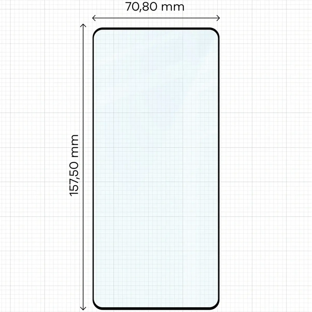 Szkło hartowane Bizon Glass Edge Duo do Xiaomi POCO F5 czarna ramka [2 PACK]