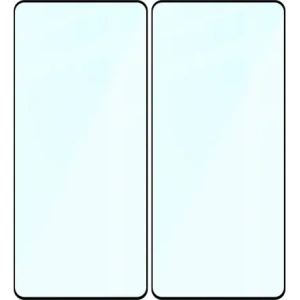 Szkło hartowane Bizon Glass Edge Duo do Xiaomi POCO F5 czarna ramka [2 PACK]