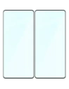 Szkło hartowane Bizon Glass Edge Duo do Xiaomi POCO F5 czarna ramka [2 PACK]