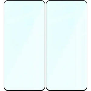 Szkło hartowane Bizon Glass Edge Duo do Xiaomi Redmi Note 14 4G / 5G / POCO M7 Pro 5G czarna ramka [2 PACK]