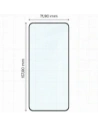 Szkło hartowane Bizon Glass Edge Duo do Xiaomi 12T / 12T Pro czarna ramka [2 PACK]