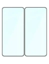 Szkło hartowane Bizon Glass Edge Duo do Xiaomi 12T / 12T Pro czarna ramka [2 PACK]
