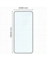 Szkło hartowane Bizon Glass Edge Duo do Xiaomi 13 czarna ramka [2 PACK]