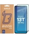 Szkło hartowane Bizon Glass Edge Duo do Xiaomi 13T Pro / 13T czarna ramka [2 PACK]