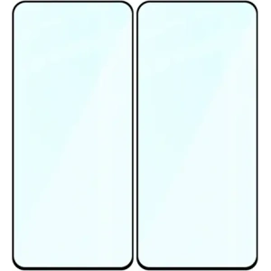 Szkło hartowane Bizon Glass Edge Duo do Xiaomi 13T Pro / 13T czarna ramka [2 PACK]