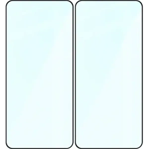 Szkło hartowane Bizon Glass Edge Duo do Xiaomi 14T czarna ramka [2 PACK]
