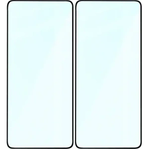 Szkło hartowane Bizon Glass Edge Duo do Xiaomi 14T Pro czarna ramka [2 PACK]