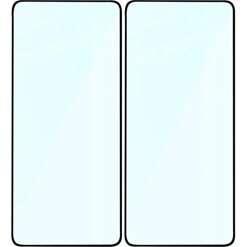 Szkło hartowane Bizon Glass Edge Duo do Xiaomi 14T Pro czarna ramka [2 PACK]