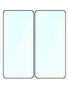 Szkło hartowane Bizon Glass Edge Duo do Xiaomi 15 czarna ramka [2 PACK]