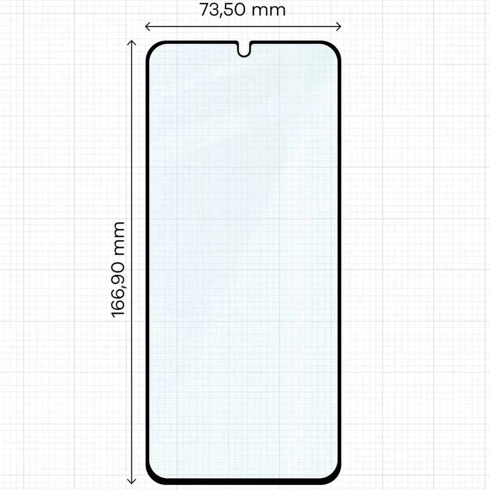 Szkło hartowane Bizon Glass Edge Duo do Xiaomi Redmi 14C 4G / POCO C75 czarna ramka [2 PACK]