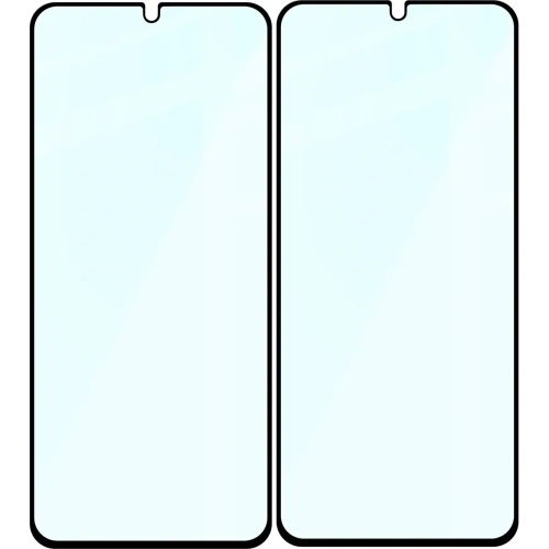Szkło hartowane Bizon Glass Edge Duo do Xiaomi Redmi 14C 4G / POCO C75 czarna ramka [2 PACK]