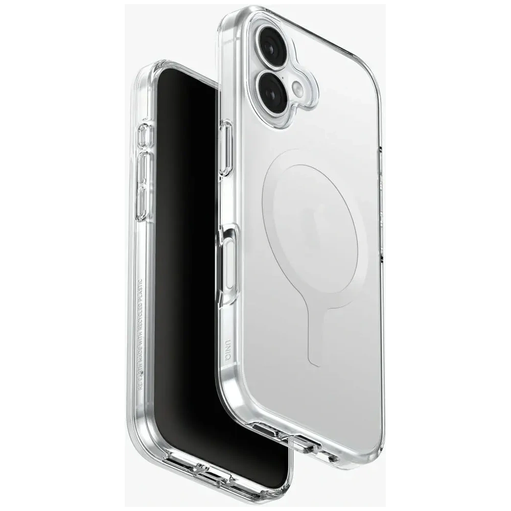 Etui UNIQ Clario do Apple iPhone 17 Magclick Charging przezroczysty