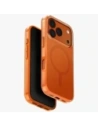 Etui UNIQ Clario do Apple iPhone 17 Pro Magclick Charging pomarańczowy