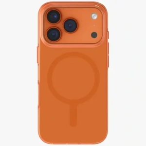 Etui UNIQ Clario do Apple iPhone 17 Pro Magclick Charging pomarańczowy