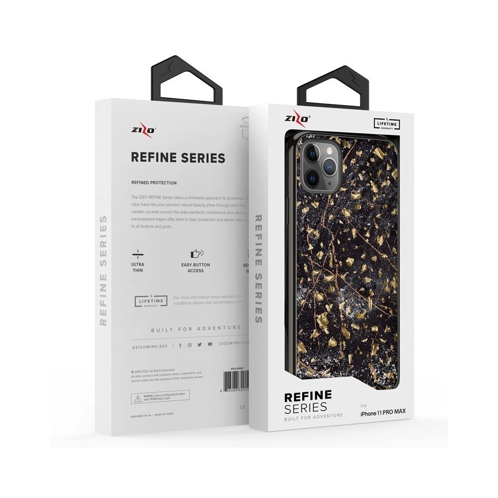 Wholesale Zizo Refine - Case for iPhone 11 Pro Max (Black Marble) - ZIZ024BLKMAR - {ean13} - Hurt