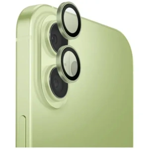 Szkło na obiektyw aparatu UNIQ Optix Aluminium Camera Lens Protector do Apple iPhone 17 z aplikatorem zielony