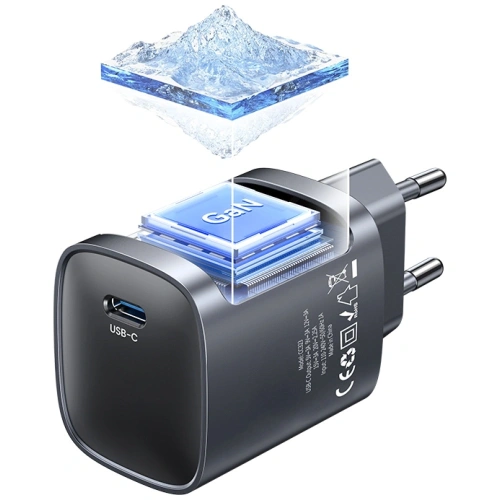 Ładowarka sieciowa USAMS T66 USB-C 45W GaN Fast Charger tarnish