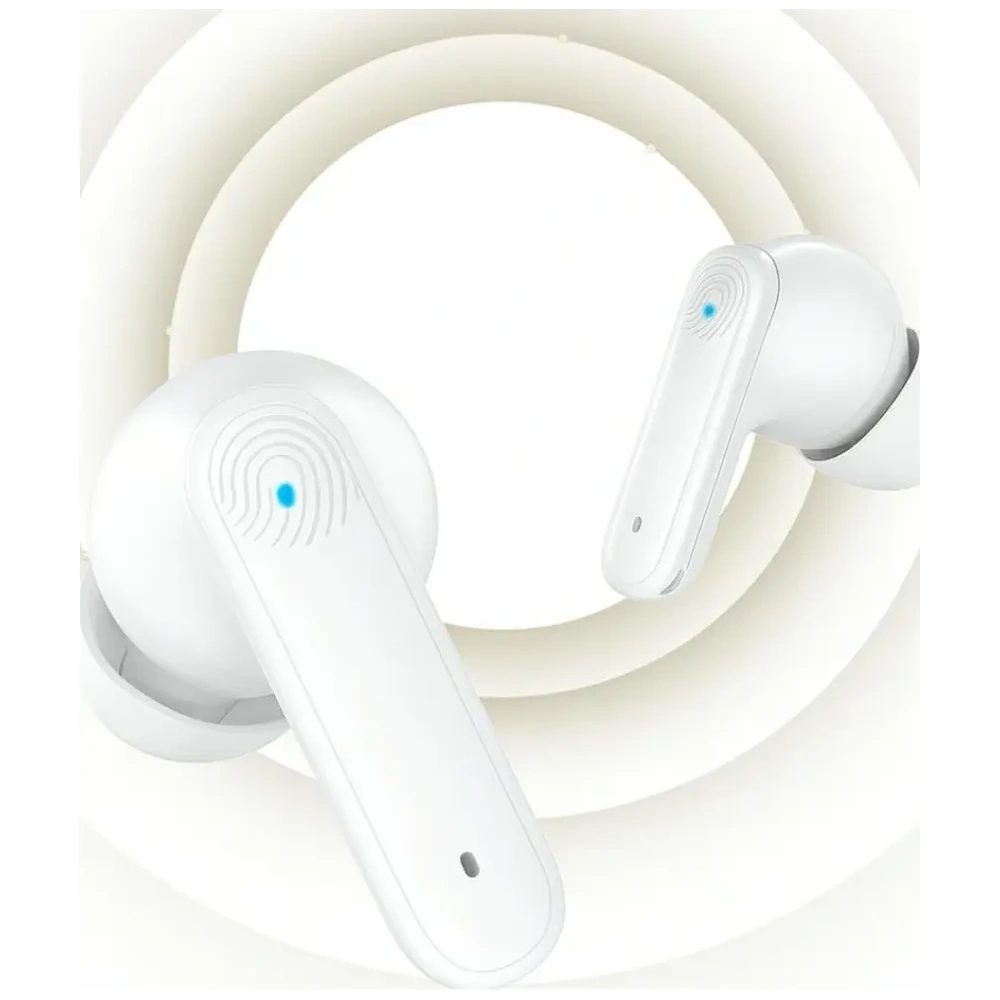 Bezprzewodowe słuchawki dokanałowe TWS USAMS E05 Bluetooth 6.0 biały
