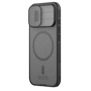Etui Nillkin CamShield Pro Magnetic Case do Apple iPhone 17 półprzezroczyste czarne