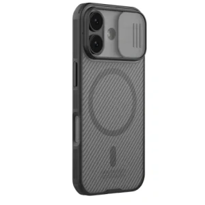 Etui Nillkin CamShield Pro Magnetic Case do Apple iPhone 17 półprzezroczyste czarne