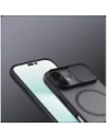 Etui Nillkin CamShield Pro Magnetic Case do Apple iPhone 17 półprzezroczyste czarne